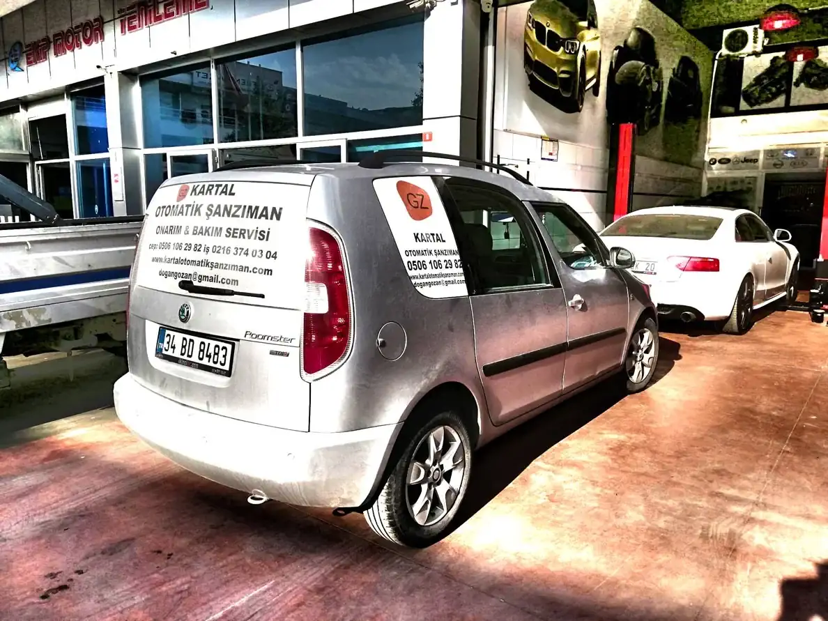 DSG Mekatronik kurumsal servis aracı — Skoda Roomster, Doğan Usta iletişim